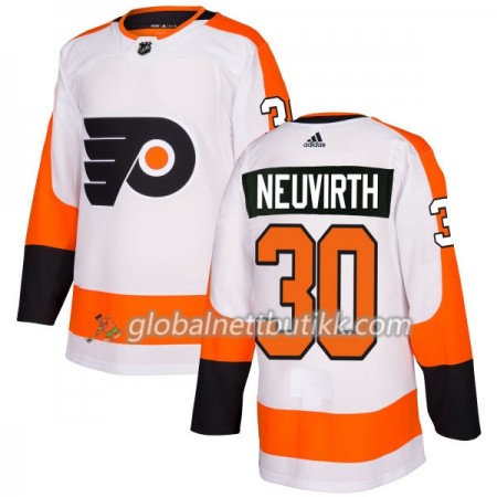 Philadelphia Flyers Hockeydrakt Michal Neuvirth 30 2017-2018 Hvit Adidas Authentic - Herre